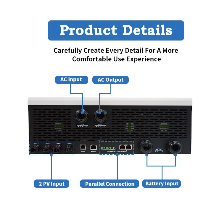 7.2kw 48VDC 80A Solar Inverter High Frequency Dc To Ac off Grid Inverter 7.2kw 48VDC 80A Solar Inverter High Frequency Dc To Ac off Grid Inverter